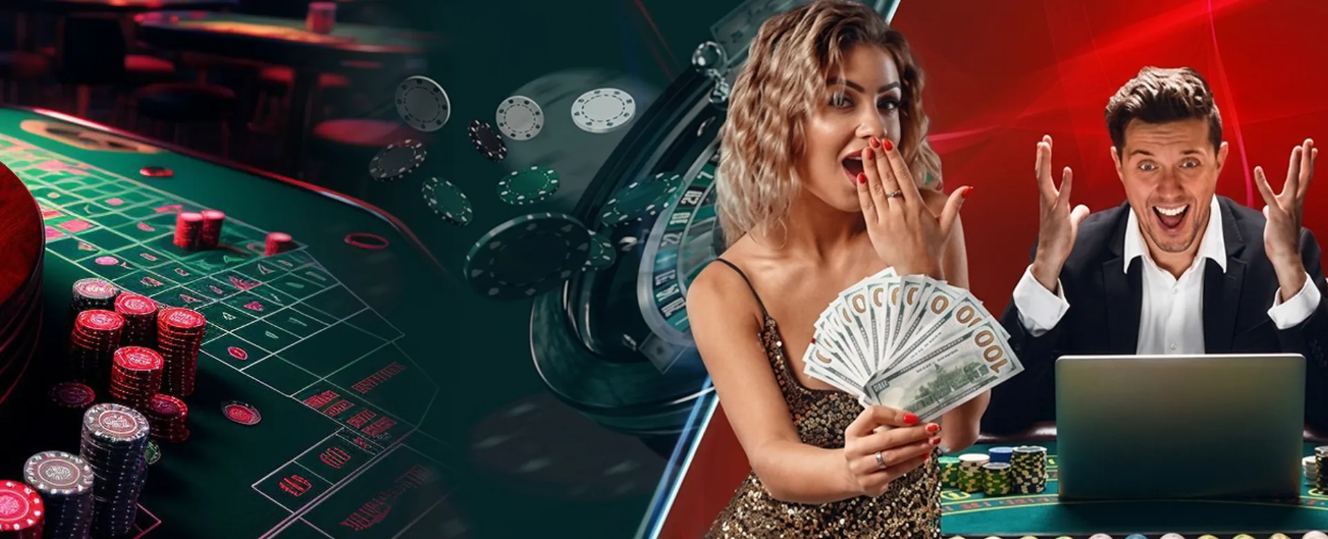 A professional taya365 live casino dealer at a baccarat table, inviting players to join the action.